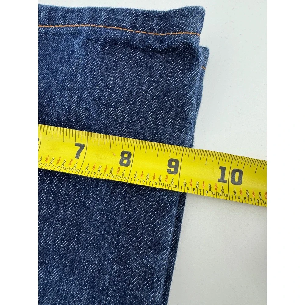 Phat Classic Original‎ Mens Dark Wash Embroidered Y2K Streetwear Jeans 38x34